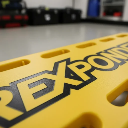 CAMILLA DE PLASTICO AMARILLA C/ INMOVILIZADOR ARAÑA - Imagen 5