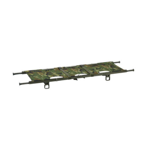 CAMILLA MILITAR PLEGABLE EN 4 - Imagen 2