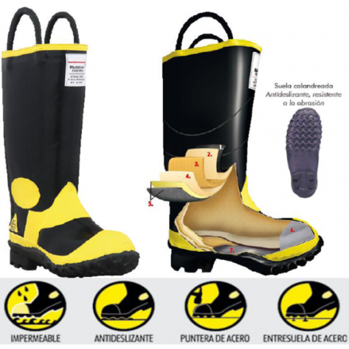 Botas de Bombero SKOLD - Imagen 2
