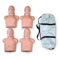 Kit de 4 maniquíes para prácticas de RCP Economy Sani