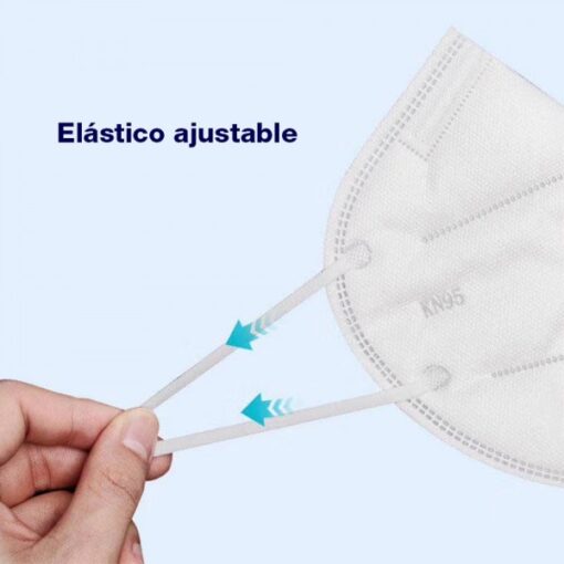 RESPIRADOR PLEGABLE KN95 (PAQ DE 5 PIEZAS) - Imagen 2
