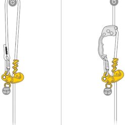 Alternative view of ZIGZAG® PLUS Prusik mecánico color amarillo