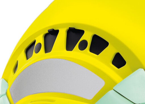 VERTEX VENT HI-VIZ Casco ventilado y de alta visibilidad color amarillo - Imagen 4