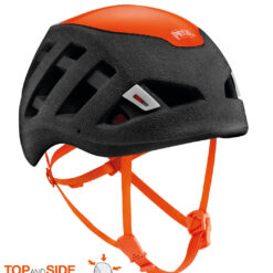SIROCCO Casco ultraligero talla S/M color Negro/Naranja