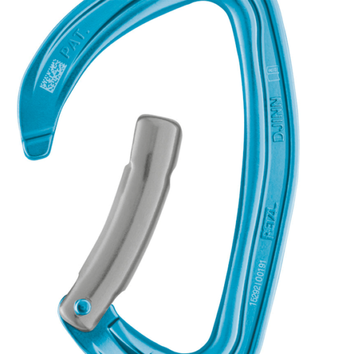 DJINN CARABINER BENT GATE BLUE - Imagen 4