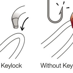 Alternative view of OK Mosquetón sistema de bloqueo SCREW-LOCK color negro