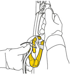 Alternative view of ROLLCLIP TRIACT-LOCK polea
