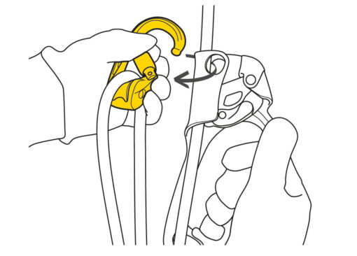 PULLEY ROLLCLIP Z SCREW-LOCK CARABINER - Imagen 2