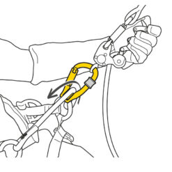 Alternative view of POLEA ROLLCLIP Z TRIACT-LOCK