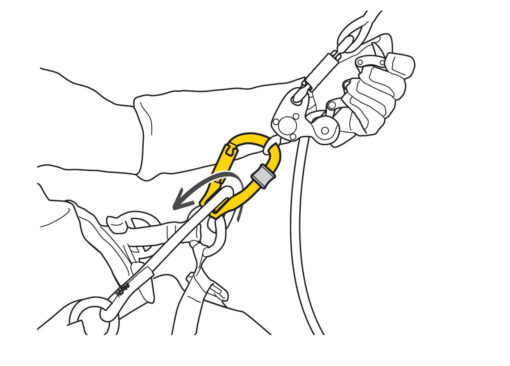 PULLEY ROLLCLIP Z SCREW-LOCK CARABINER - Imagen 3