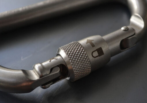 rockD Stainless Screw Lock Mosquetón  de acero - Imagen 3