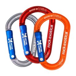 rockX carabiner 5kN Rojo