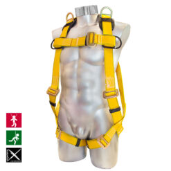 PC100K-R1PU Arnés espacios confinados recubierto de poliuretano