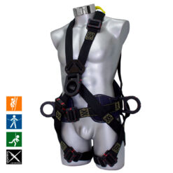 PC100K-S4E Arnés ascenso y descenso Kevlar® exterior Nomex® dieléctrico