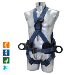 PC100K-KS4E Arnés ascenso y descenso Kevlar® dieléctrico acojinado