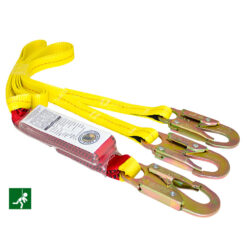 SAW-D Linea de vida amortiguador doble gancho