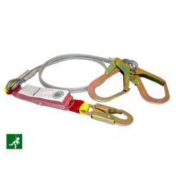 SAX-DG Linea de vida amortiguador cable de acero doble gancho grande