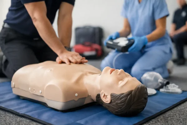 Maniquí de RCP para entrenamiento profesional