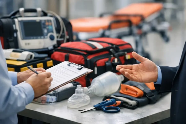 Cómo elegir proveedor de equipo prehospitalario