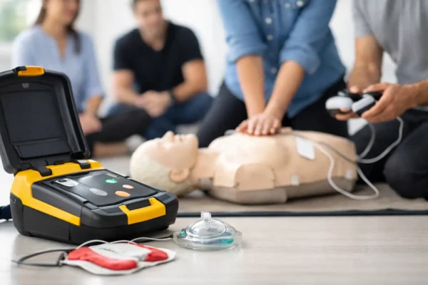 DEA de entrenamiento para cursos y prácticas