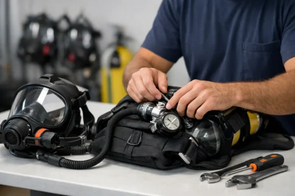 Cómo mantener equipo de respiración autónoma