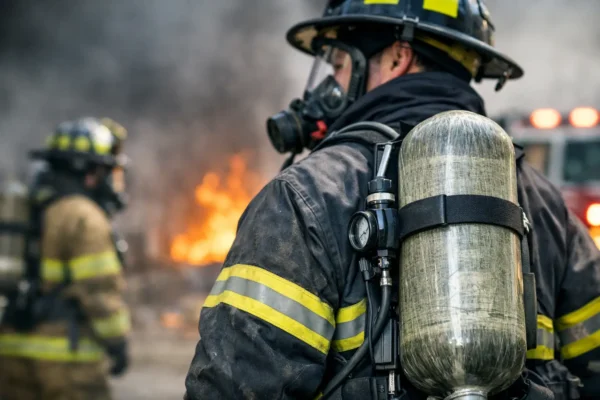 ¿Cuánto dura un cilindro SCBA en una intervención?
