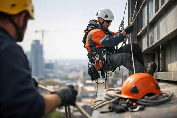 Trabajos en alturas con control del riesgo