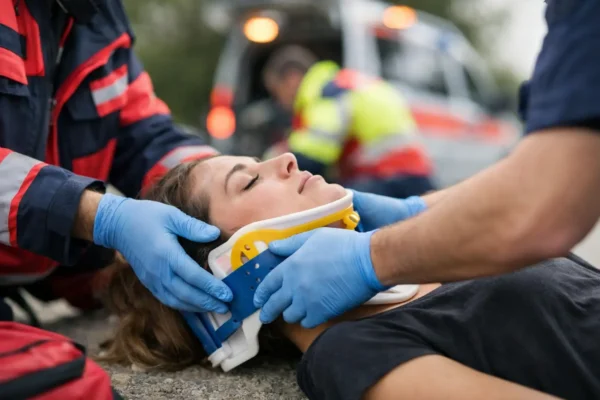 Cómo colocar collarín cervical en emergencias