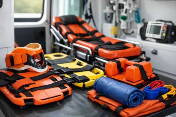 Material de inmovilización para ambulancia profesional