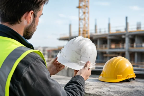 Cuándo reemplazar un casco industrial en obra